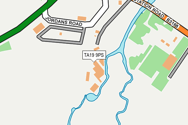 TA19 9PS map - OS OpenMap – Local (Ordnance Survey)