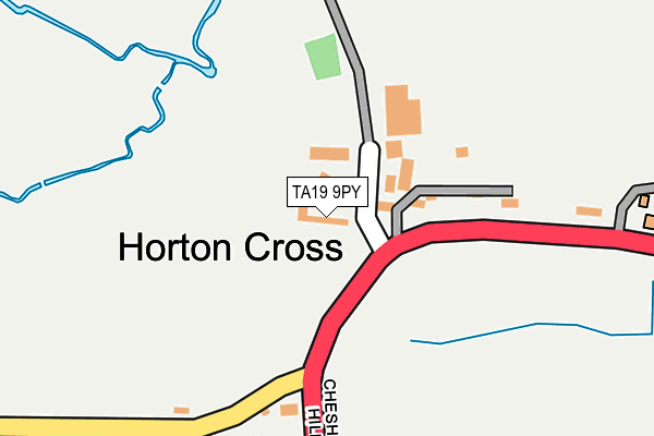TA19 9PY map - OS OpenMap – Local (Ordnance Survey)