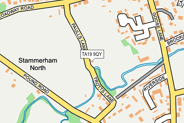 TA19 9QY map - OS OpenMap – Local (Ordnance Survey)