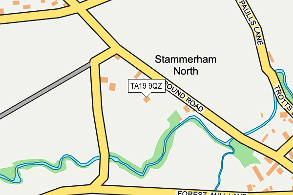 TA19 9QZ map - OS OpenMap – Local (Ordnance Survey)