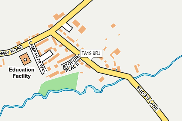 TA19 9RJ map - OS OpenMap – Local (Ordnance Survey)