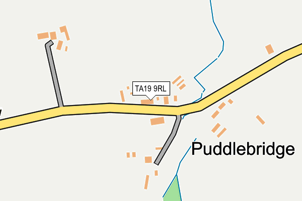 TA19 9RL map - OS OpenMap – Local (Ordnance Survey)