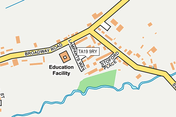 TA19 9RY map - OS OpenMap – Local (Ordnance Survey)