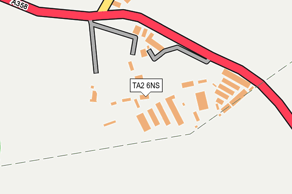 TA2 6NS map - OS OpenMap – Local (Ordnance Survey)