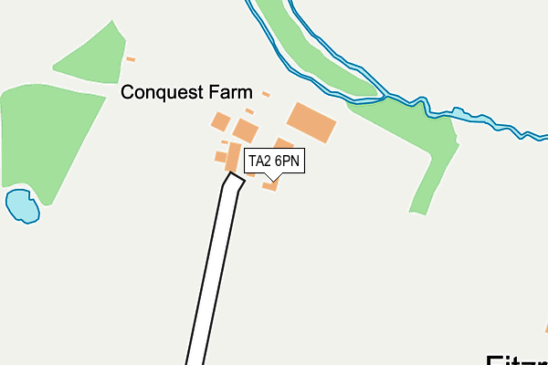 TA2 6PN map - OS OpenMap – Local (Ordnance Survey)