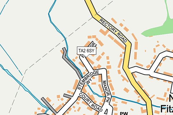 TA2 6SY map - OS OpenMap – Local (Ordnance Survey)