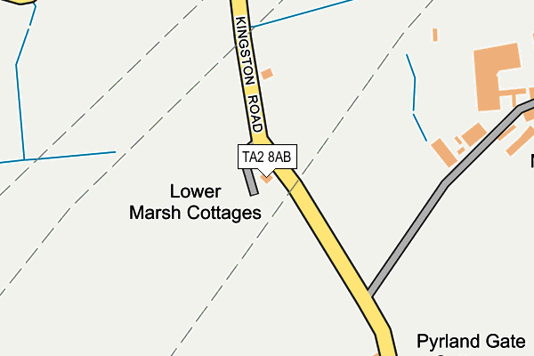 TA2 8AB map - OS OpenMap – Local (Ordnance Survey)