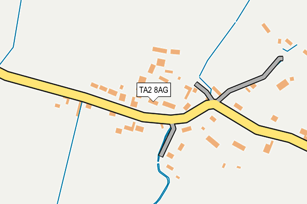 TA2 8AG map - OS OpenMap – Local (Ordnance Survey)