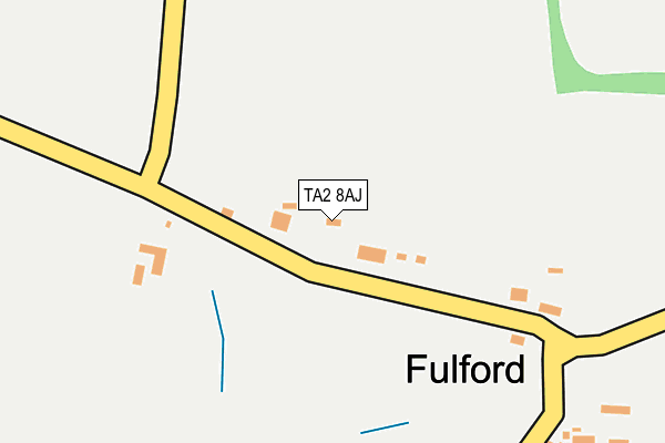 TA2 8AJ map - OS OpenMap – Local (Ordnance Survey)
