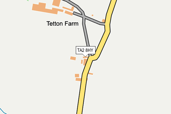 TA2 8HY map - OS OpenMap – Local (Ordnance Survey)