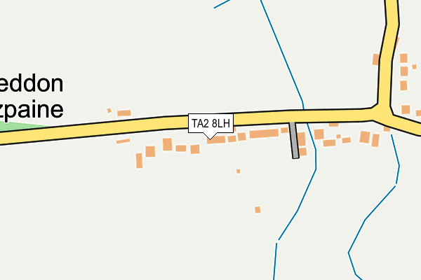 TA2 8LH map - OS OpenMap – Local (Ordnance Survey)