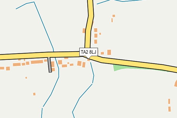 TA2 8LJ map - OS OpenMap – Local (Ordnance Survey)