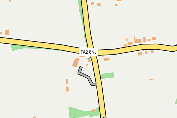 TA2 8NJ map - OS OpenMap – Local (Ordnance Survey)