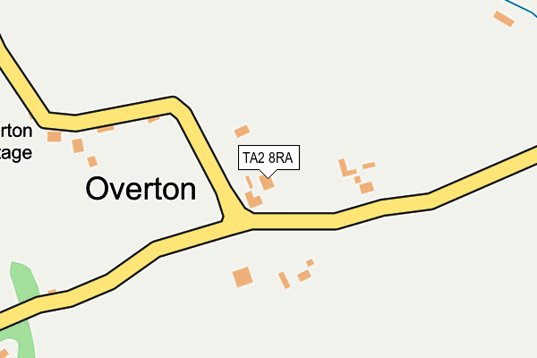 TA2 8RA map - OS OpenMap – Local (Ordnance Survey)