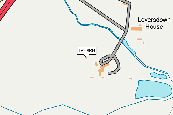 TA2 8RN map - OS OpenMap – Local (Ordnance Survey)