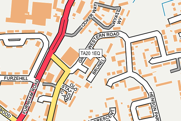 TA20 1EQ map - OS OpenMap – Local (Ordnance Survey)