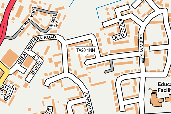 TA20 1NN map - OS OpenMap – Local (Ordnance Survey)