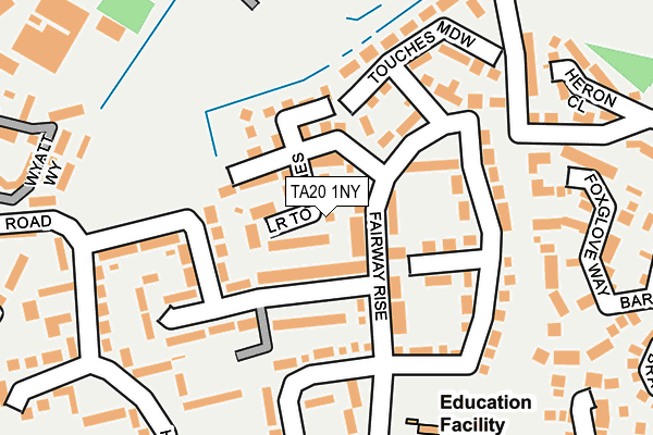TA20 1NY map - OS OpenMap – Local (Ordnance Survey)