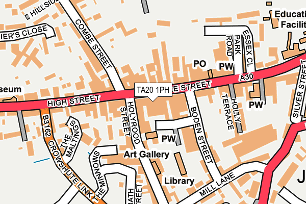 Map of HOLYROOD MEWS MANAGEMENT COMPANY LIMITED at local scale