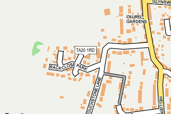 TA20 1RD map - OS OpenMap – Local (Ordnance Survey)
