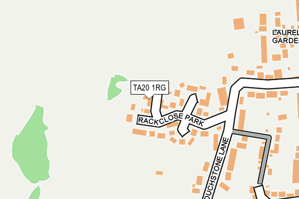 TA20 1RG map - OS OpenMap – Local (Ordnance Survey)