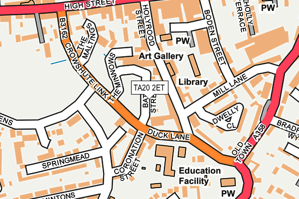 TA20 2ET map - OS OpenMap – Local (Ordnance Survey)