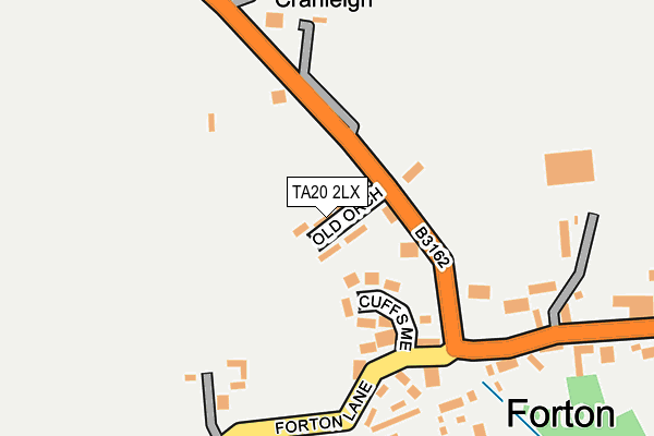 TA20 2LX map - OS OpenMap – Local (Ordnance Survey)