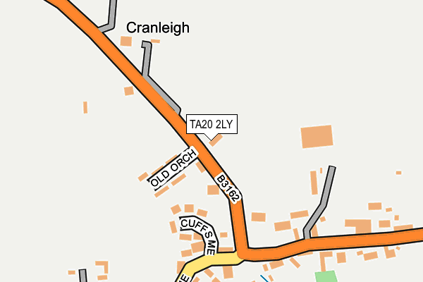 TA20 2LY map - OS OpenMap – Local (Ordnance Survey)