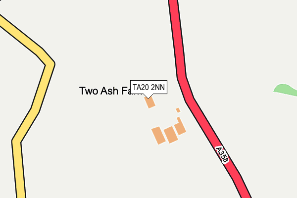 TA20 2NN map - OS OpenMap – Local (Ordnance Survey)