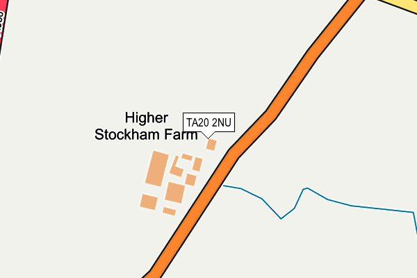 TA20 2NU map - OS OpenMap – Local (Ordnance Survey)