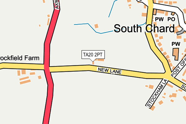 TA20 2PT map - OS OpenMap – Local (Ordnance Survey)