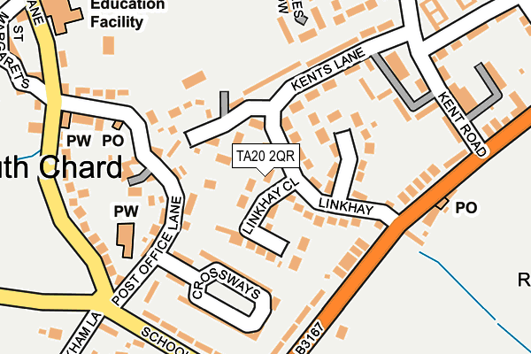 TA20 2QR map - OS OpenMap – Local (Ordnance Survey)