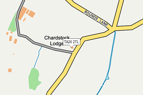 TA20 2TL map - OS OpenMap – Local (Ordnance Survey)