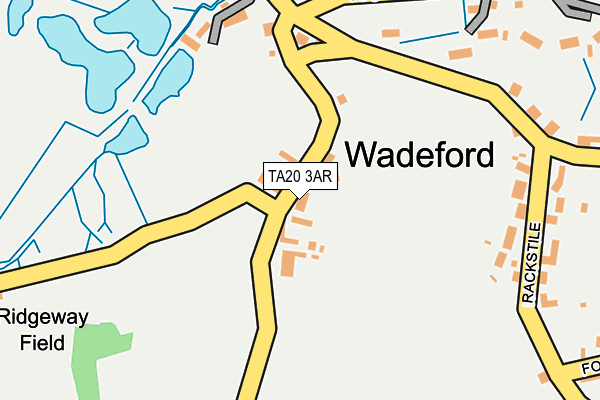 TA20 3AR map - OS OpenMap – Local (Ordnance Survey)