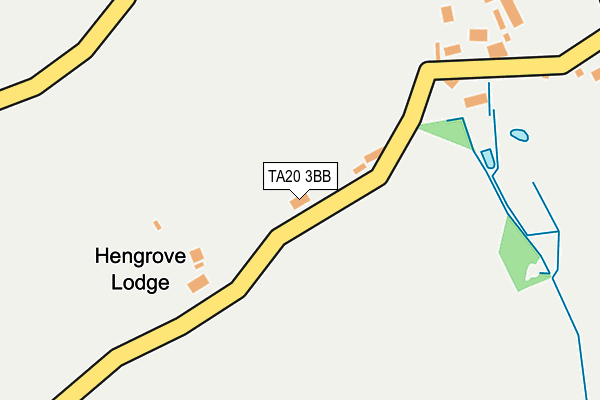 TA20 3BB map - OS OpenMap – Local (Ordnance Survey)
