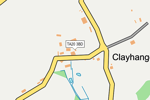 TA20 3BD map - OS OpenMap – Local (Ordnance Survey)