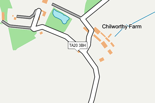 TA20 3BH map - OS OpenMap – Local (Ordnance Survey)