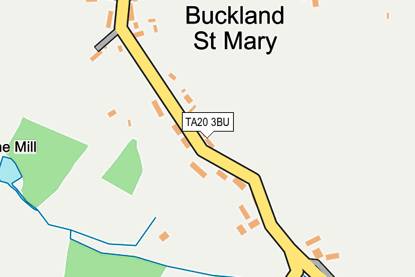 TA20 3BU map - OS OpenMap – Local (Ordnance Survey)