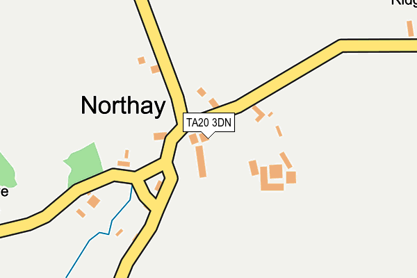 TA20 3DN map - OS OpenMap – Local (Ordnance Survey)