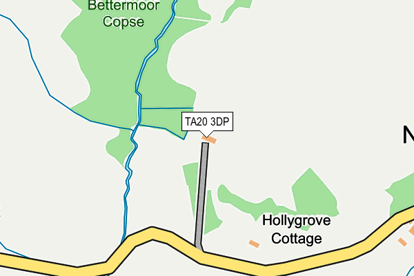 TA20 3DP map - OS OpenMap – Local (Ordnance Survey)