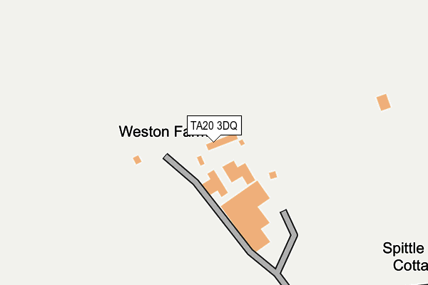 TA20 3DQ map - OS OpenMap – Local (Ordnance Survey)