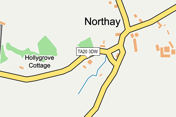 TA20 3DW map - OS OpenMap – Local (Ordnance Survey)