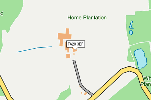 TA20 3EF map - OS OpenMap – Local (Ordnance Survey)