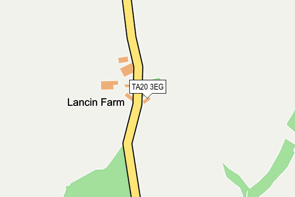 TA20 3EG map - OS OpenMap – Local (Ordnance Survey)