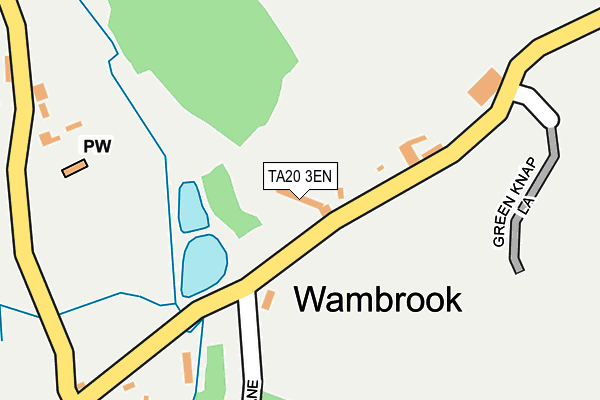 TA20 3EN map - OS OpenMap – Local (Ordnance Survey)