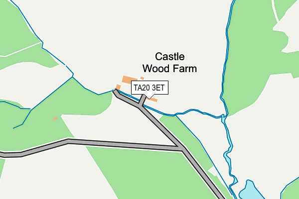 TA20 3ET map - OS OpenMap – Local (Ordnance Survey)