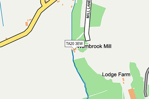 TA20 3EW map - OS OpenMap – Local (Ordnance Survey)