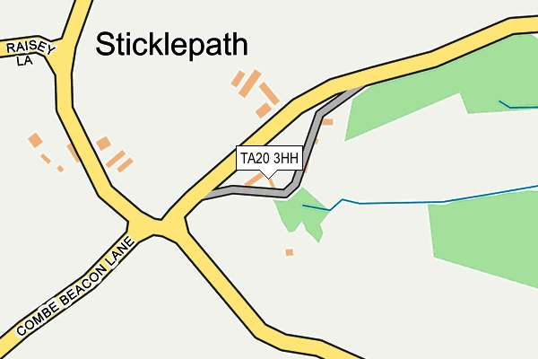TA20 3HH map - OS OpenMap – Local (Ordnance Survey)