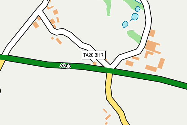 TA20 3HR map - OS OpenMap – Local (Ordnance Survey)