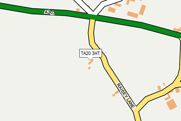 TA20 3HT map - OS OpenMap – Local (Ordnance Survey)